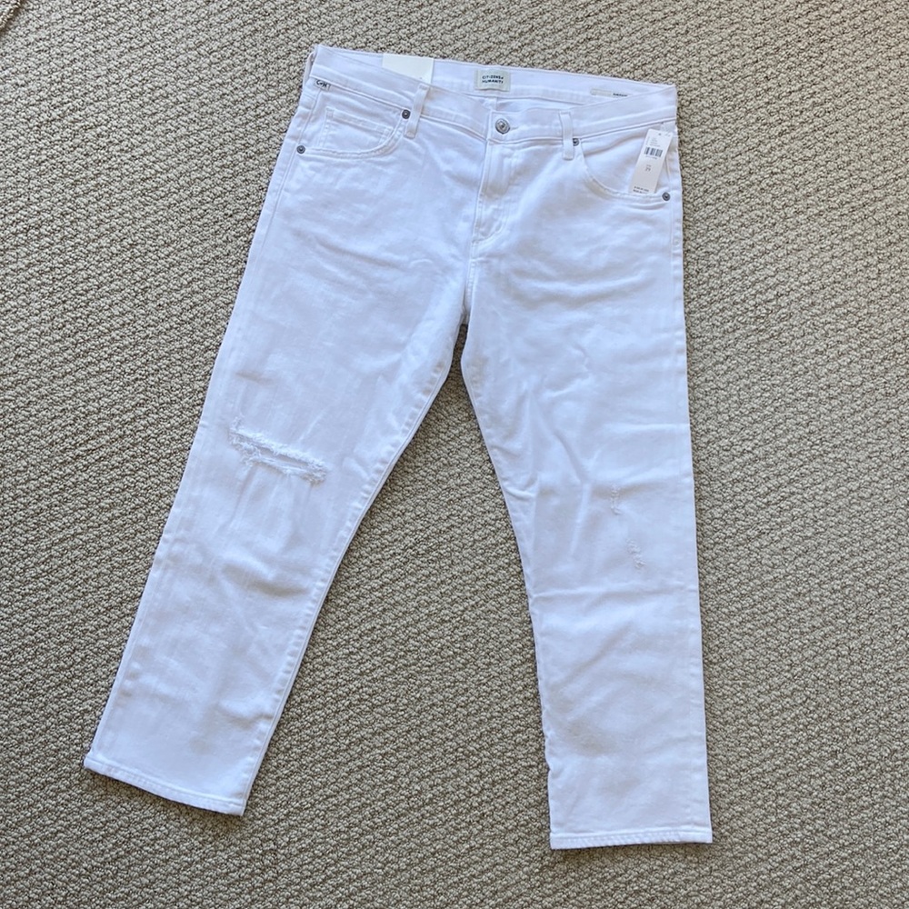 Citizens of Humanity Emerson Slim, NWT, white, sz. 29